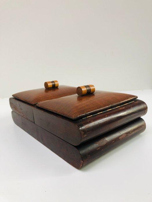 Sieradendoos - Hout, Metaal, Messing, Antiek en Kunst, Curiosa en Brocante