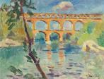 Abel Lauvray (1870-1950) - Le pont du Gard, Antiek en Kunst