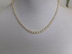 Argent, Perles Akoya - Collier - Art déco dégradé