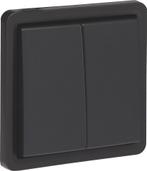 Niko Hydro IP55 Dubbele Twee Weg Schakelaar 10AX Zwart -, Verzenden