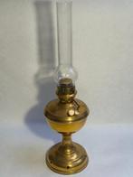 Lampe à pétrole - lampe à huile - Laiton, Verre - Cheminée