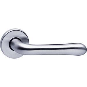 Intersteel Deurkruk Saturnus op rozet chroom mat, Ophalen of Verzenden