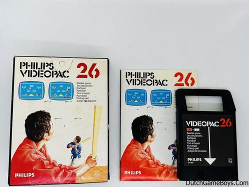 Philips VideoPac - NR 26 - Basket Game - Cardboard Box, Games en Spelcomputers, Spelcomputers | Overige, Gebruikt, Verzenden