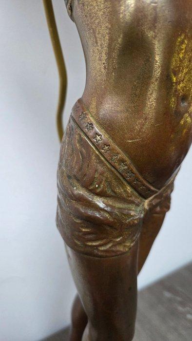 De Fiesole Affortunato Gory - Tafellamp met beeldje -, Antiek en Kunst, Kunst | Designobjecten