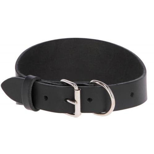 Collier mexica, pour lévriers, noir, 32-40cm x 1,5cm - kerbl, Dieren en Toebehoren, Honden-accessoires