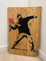 Banksy (1974) - Love is in the air (Flower thrower) - After