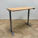 Tweedehands Zit-sta elektrisch bureau, 160x80 cm, beuken -, Huis en Inrichting, Elektrisch, Gebruikt, Stabureau