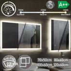 Aquamarin® Led-badkamerspiegel, 120 x 60 cm, condensvrij, di, Huis en Inrichting, Verzenden, Nieuw
