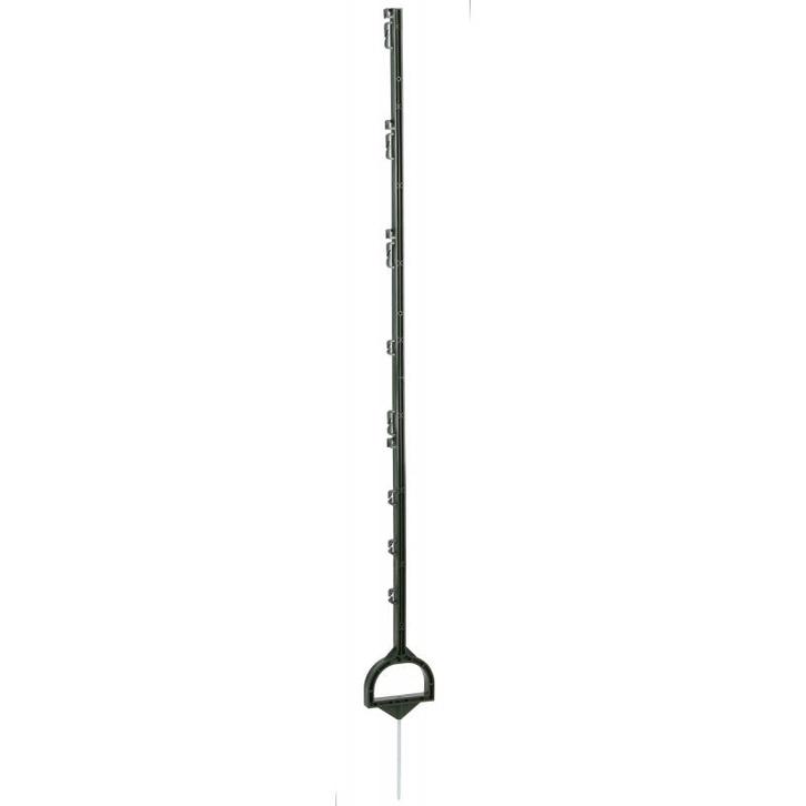 Volledige kunststof paal met stijgbeugeltrede, 158cm, groen, Tuin en Terras, Palen, Balken en Planken, Nieuw