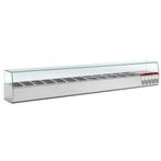 Gekoelde structuur GN 12x1/4, 1x1/9,, met rechte ruit, Verzenden, Nieuw in verpakking, Koelen en Vriezen