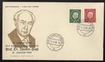 Duitsland, Bondsrepubliek 1959/1963 - Heuss III - 2 FDC en, Postzegels en Munten, Gestempeld