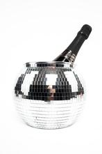 Discobal Bloempot Ø 23 cm Champagnekoeler Spiegeltjes Plante, Ophalen of Verzenden, Nieuw