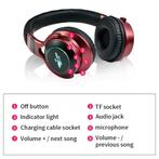 Draadloze Koptelefoon Bluetooth Wireless Headphones 3D, Telecommunicatie, Verzenden, Nieuw