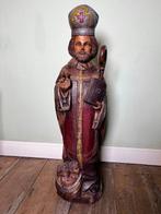 Beeld, Sint-Nicolaas - 94 cm - Hout