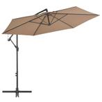 vidaXL Parasol en porte-à-feux avec poteau en aluminium, Jardin & Terrasse, Verzenden, Neuf