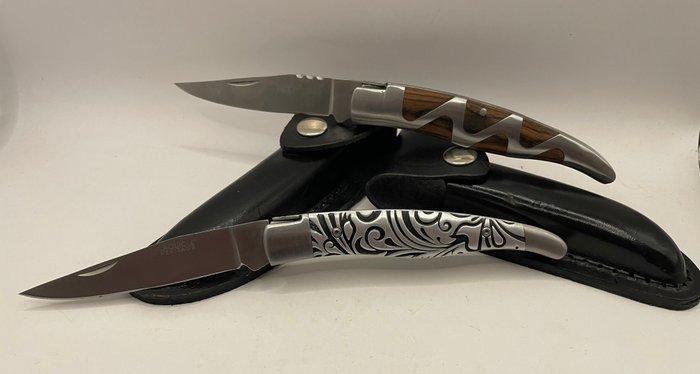 Laguiole - Heritage - Tafelmes (2) - Laguiole vouwmessen of, Antiek en Kunst, Antiek | Keukengerei