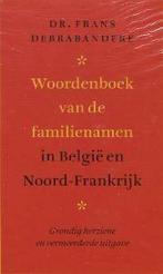 Woordenboek van de familienamen in België en Noord-Frankrijk, Boeken, Gelezen, Verzenden, Nederlands, F. Debrabandere