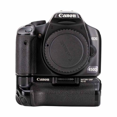 Canon 450D + Battery Grip (9530 clicks) met garantie, Audio, Tv en Foto, Fotocamera's Digitaal, Verzenden