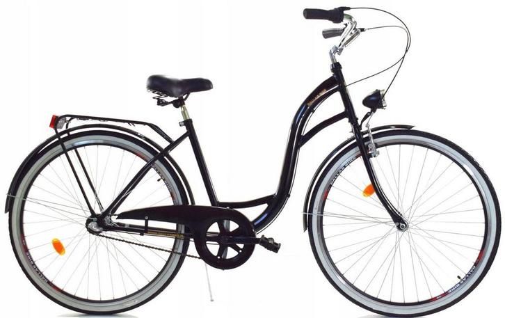 Damesfiets 28 inch - stadsfiets 3 versnellingen - zwart, Fietsen en Brommers, Fietsen | Dames | Damesfietsen, Nieuw, Ophalen of Verzenden