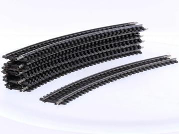 Schaal H0 Märklin 2231 K-Rails gebogen rail radius 424,6..., Ophalen of Verzenden, Rails