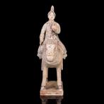Oud-Chinees Lod van terracotta van een paard en een, Antiek en Kunst