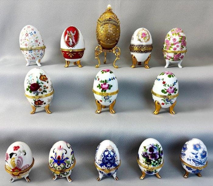 Collection thématique - Boîte à bijoux œufs - Neundorf, Antiek en Kunst, Antiek | Speelgoed