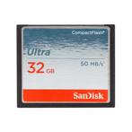 SanDisk Ultra 32GB CF Kaart, Audio, Tv en Foto, Foto | Geheugenkaarten, Verzenden, Nieuw