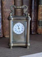 Bureauklok - Messing - 1970-1980 - Kleine Carriage klok, Antiek en Kunst, Antiek | Klokken