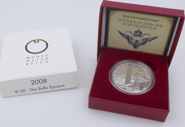 Oostenrijk. 20 Euro 2008 Die Belle Epoque Proof (Zonder, Postzegels en Munten, Munten | Europa | Euromunten