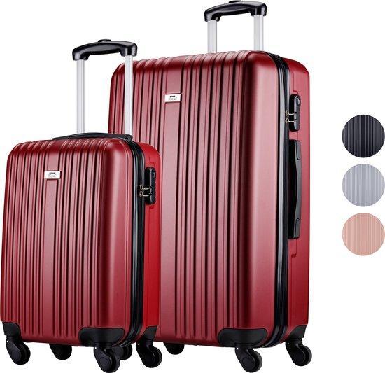 2dekans | Slazenger Kofferset 2 Delig - Handbagage Trolley, Muziek en Instrumenten, Behuizingen en Koffers, Ophalen of Verzenden