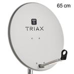 Triax TDS 65cm schotel kleur 7035 lichtgrijs, Télécoms, Antennes & Mâts, Ophalen of Verzenden