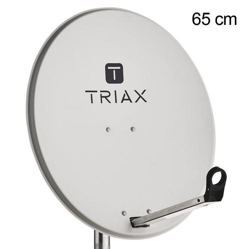 Triax TDS 65cm schotel kleur 7035 lichtgrijs, Telecommunicatie, Antennes en Masten, Nieuw, Ophalen of Verzenden
