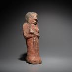 Oud-Egyptisch Kalksteen Oesjabti. Nieuwe Rijk, 19e - 20e