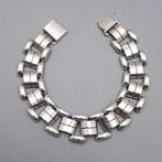 Zilver, Art Deco Tank armband - Armband - Friedrich Speidel, Antiek en Kunst