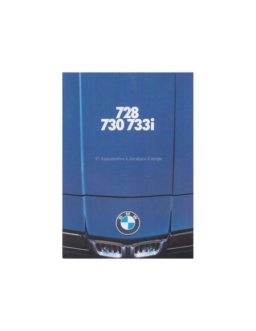 1979 BMW 7 SERIE BROCHURE NEDERLANDS, Livres, Autos | Brochures & Magazines