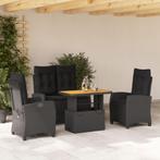 vidaXL Ensemble à manger de jardin 4 pcs avec coussins, Jardin & Terrasse, Verzenden, Neuf