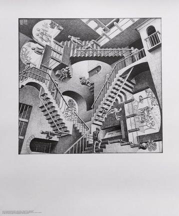 M.C. Escher (1898-1972), after - Relativity