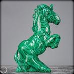 Natuurlijk malachiet paard van de hoogste kwaliteit uit