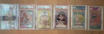 Bandai - 6 Graded card - One Piece - Beckett, PSA, Hobby en Vrije tijd, Nieuw