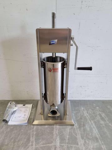 RVS Verticale vulbus stopbus worstvuller 5 liter Horeca, Ophalen of Verzenden