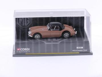 Schaal 1:43 Corgi Classics 03101 MGA Hard Top Beige #4252, Ophalen of Verzenden