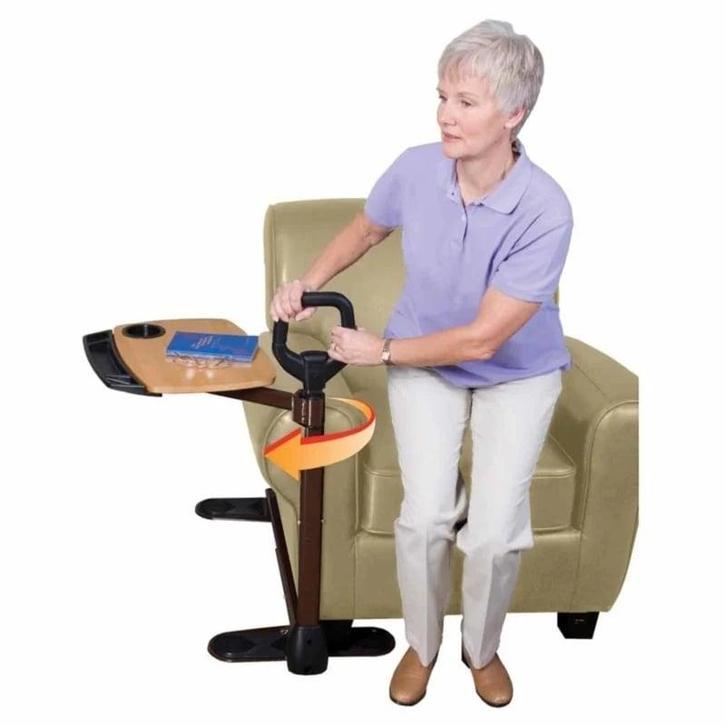 Draaibare tafeltje met sta-op handvat, Divers, Matériel Infirmier, Enlèvement ou Envoi