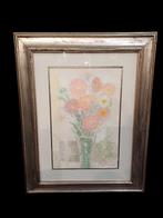 Matteo Pedrali (1913-1980) - Vaso di fiori, Antiek en Kunst, Kunst | Schilderijen | Klassiek