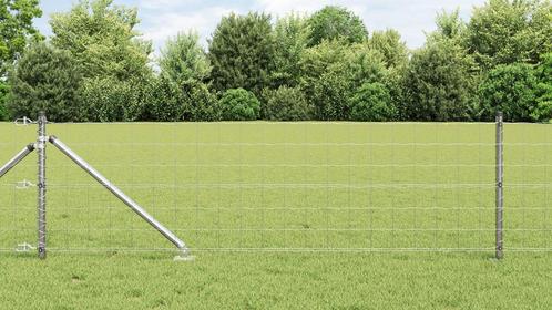 vidaXL Euro Schutting met 13 Spike Palen 0.8x25 m, Tuin en Terras, Tuinhekken en Hekwerk, Nieuw, Verzenden