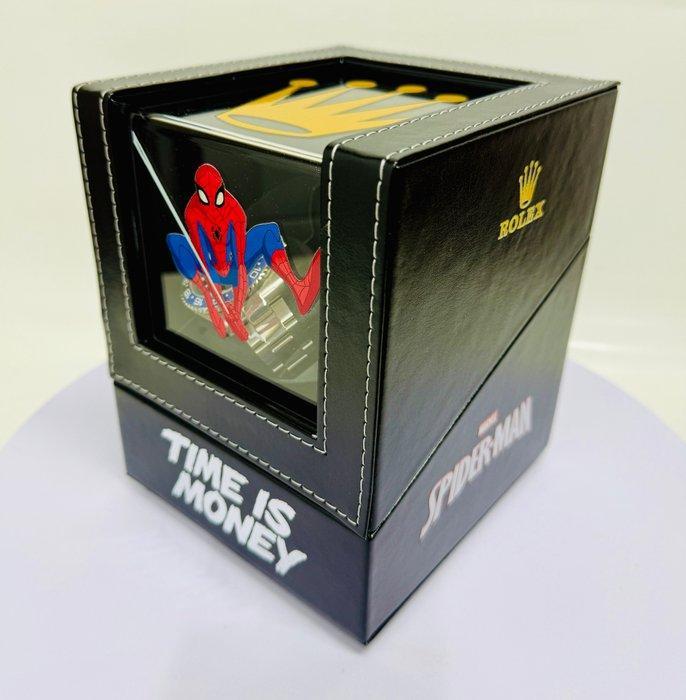 Vanessa Fodera (1981) - SPIDERMAN ROLEX / TIME IS MONEY -, Antiek en Kunst, Kunst | Schilderijen | Modern