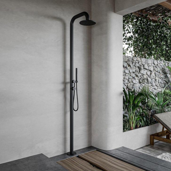 Buitendouche vrijstaand Fortifura Outdoor Deluxe Regendouche, Doe-het-zelf en Bouw, Sanitair, Kraan, Nieuw, Ophalen of Verzenden