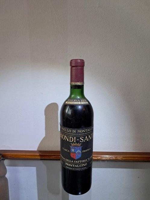 1970 Biondi Santi, Tenuta Greppo - Brunello di Montalcino, Verzamelen, Wijnen