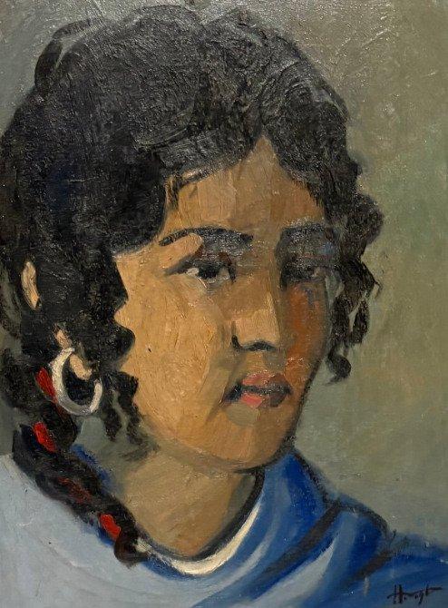 Hélène Vogt (1902-1984) - Femme orientale, Antiek en Kunst, Kunst | Schilderijen | Modern