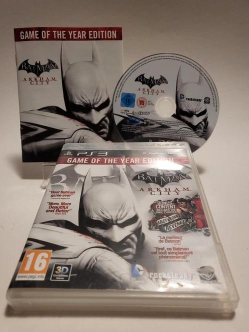 Batman Arkham City GOTY Playstation 3, Games en Spelcomputers, Games | Sony PlayStation 3, Zo goed als nieuw, Ophalen of Verzenden