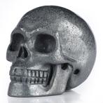 Mooie Hematiet Schedel - Hand Carved Skull - 40 mm - 35 mm -, Collections